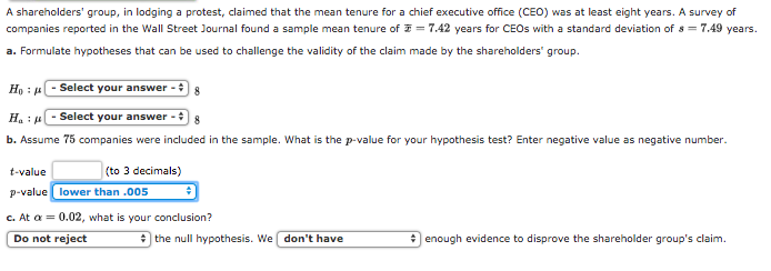 Solved A Shareholders' Group, In Lodging A Protest, Claimed | Chegg.com