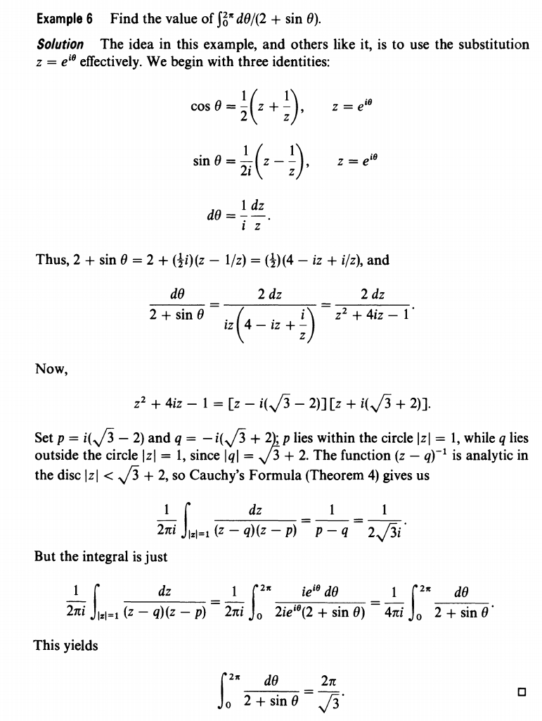 Solved EXERCISE #6 PLEASE. COMPLEX ANALYSIS/VARIABLES. | Chegg.com