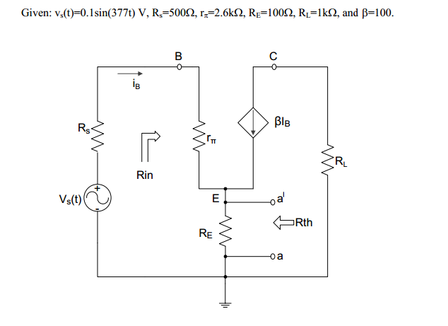 Solved Calculate the Thevenin's equivalent resistances for | Chegg.com