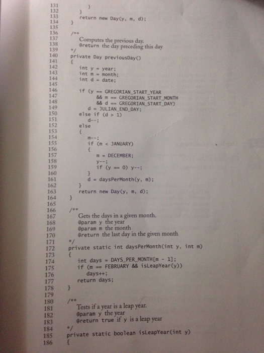 Solved Implementation #1 Chy/dayı/Day,java 3/dayI/Day.java 1 | Chegg.com