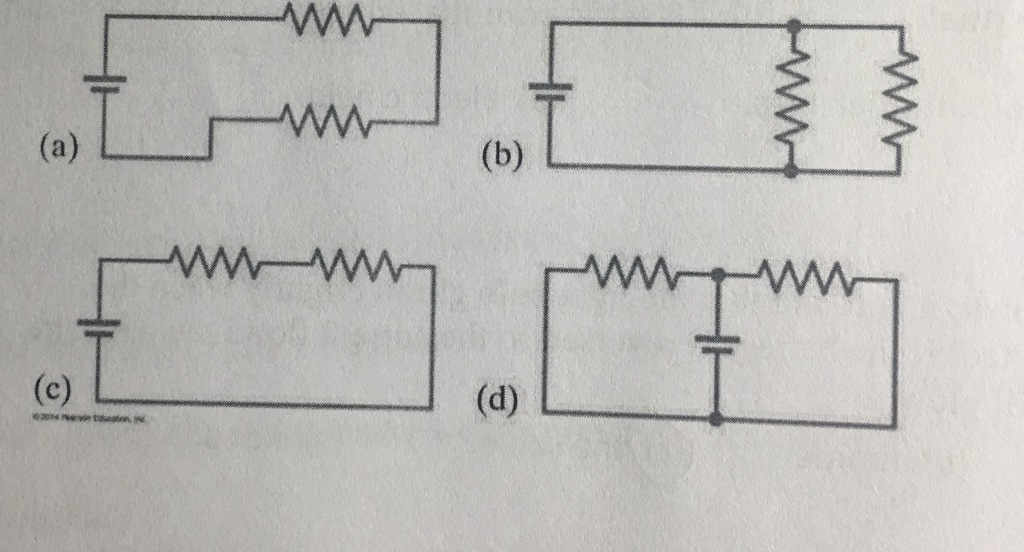 Solved Identify ALL the circuits below in which the | Chegg.com