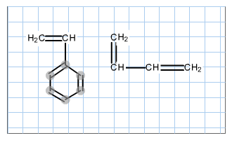 Solved One form of synthetic rubber can be made from styrene | Chegg.com