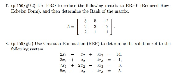 Solved 7 p.150 22 Use ERC to reduce the following Chegg