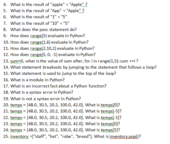 Solved 4. What is the result of