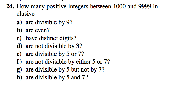 Solved How Many Positive Integers Between 1000 And 9999 In Chegg