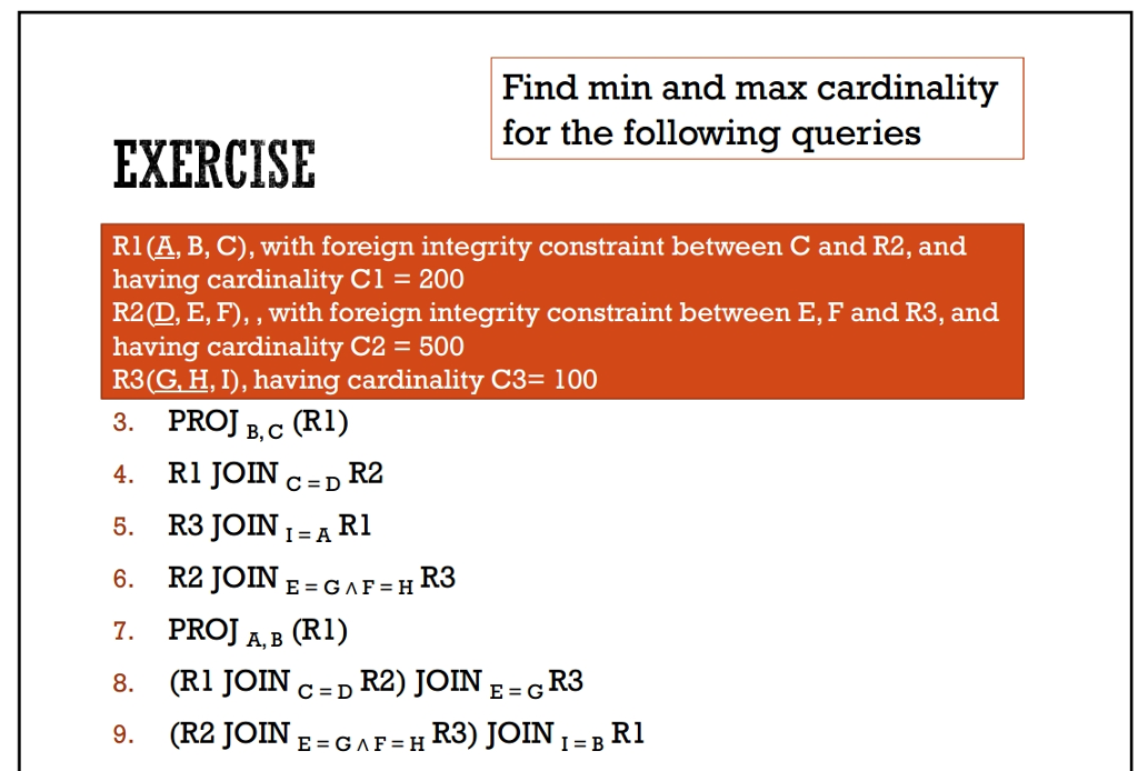 Solved EXERCISE3 . Consider The Following Relation R (A, B, | Chegg.com