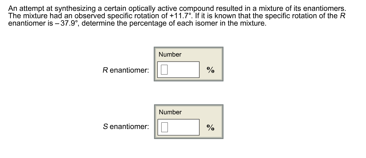 Solved An attempt at synthesizing a certain optically active | Chegg.com