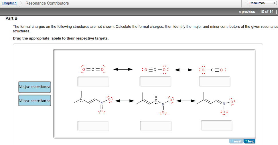 Solved The Formal Charges On The Following Structures Are 9174