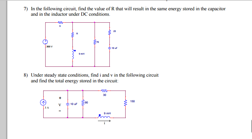 Solved A 20 mH inductor has energy w(t) = (5 cos(60t))2 J. | Chegg.com