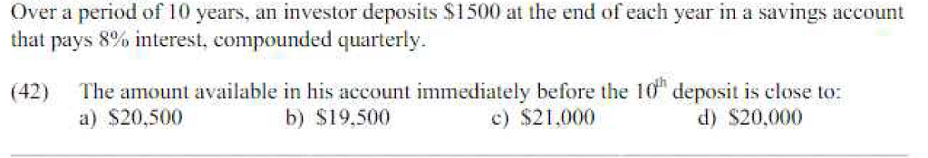 Solved Over a period of 10 years, an investor deposits $1500 | Chegg.com