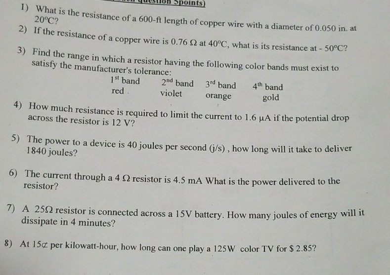 solved-1-what-is-2-3-the-resistance-of-a-600-ft-length-of-chegg