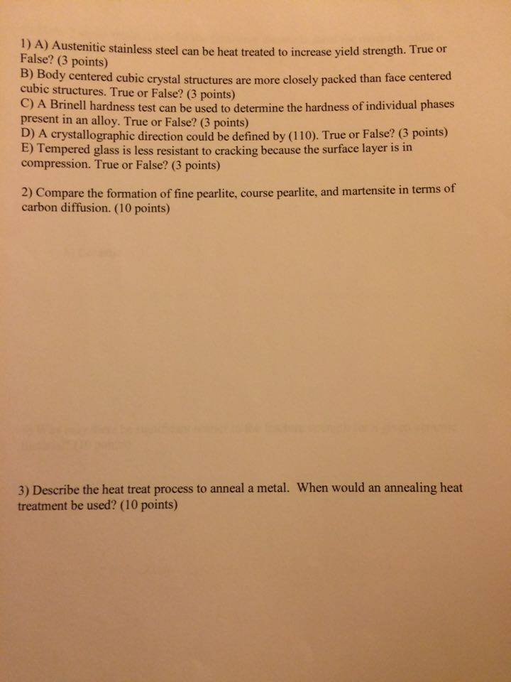 Solved Compare the formation of fine pearlite. course