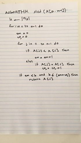 Solved solve the following algorithm by finding its | Chegg.com