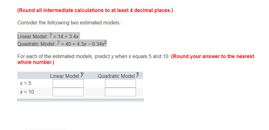 Solved Round all intermediate calculations to at least 4 | Chegg.com