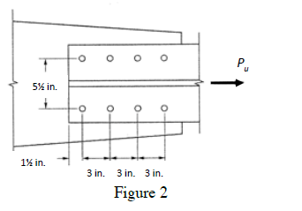 Solved 2) A WT6x17.5 tension member of A992 steel is | Chegg.com