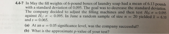 Solved In May the fill weights of 6-pound boxes of laundry | Chegg.com