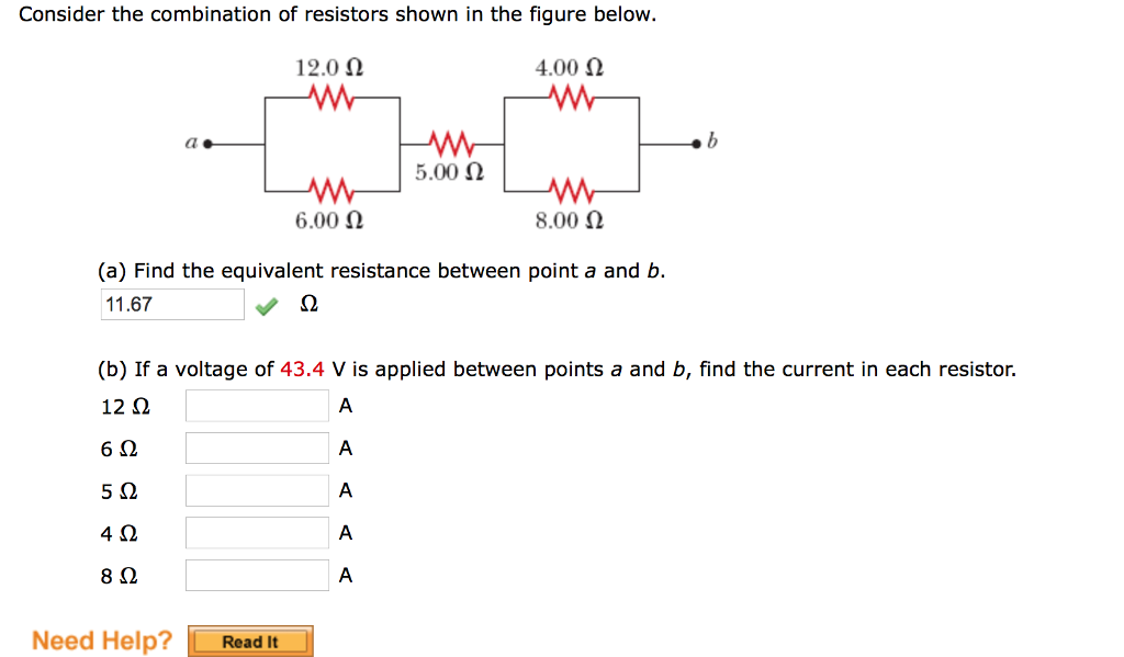 Solved Consider The Combination Of Resistors Shown In The | Chegg.com