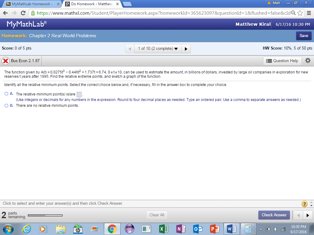 mymathlab section 2.1 homework answers mymathlab section 2.1 homework answers