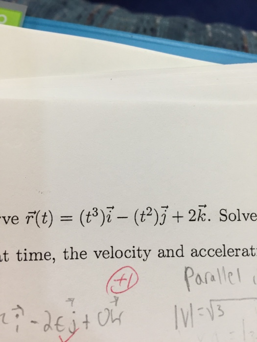 Solved Given the space curve, find (a) at what time the | Chegg.com