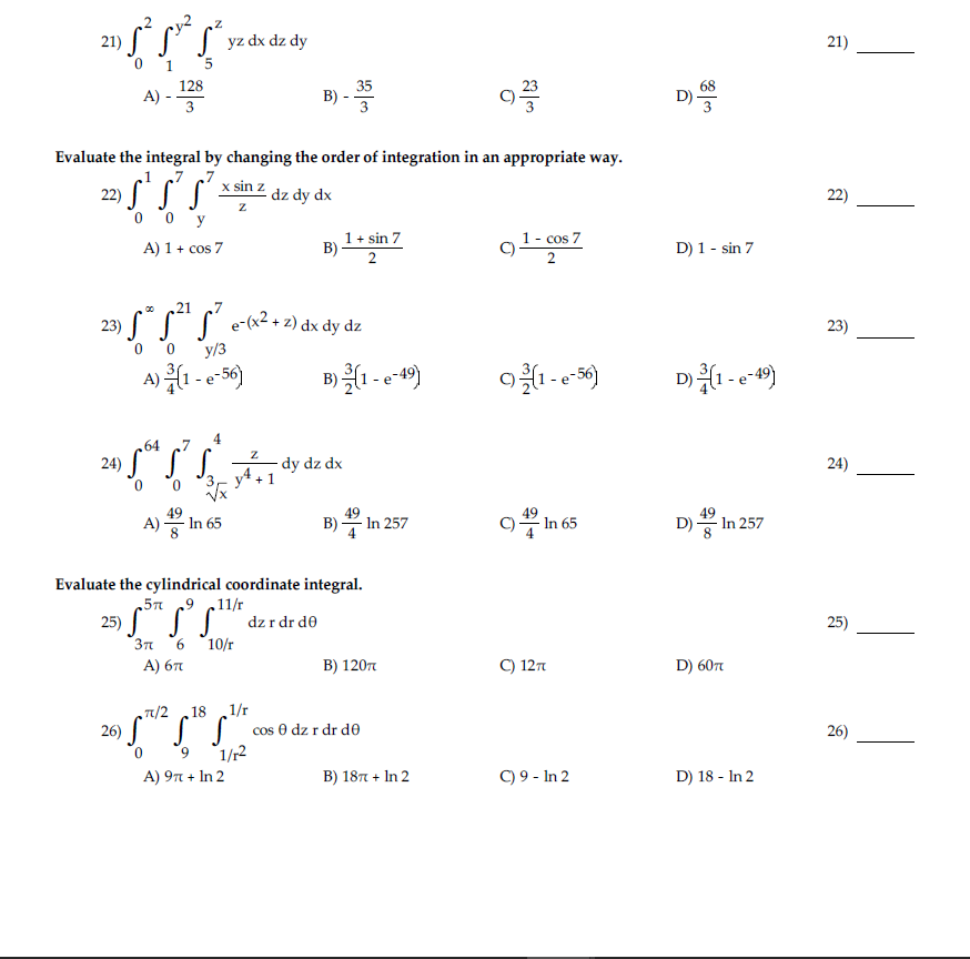 solved-yz-dx-dz-dy-128-3-35-3-a-c-evaluate-the-integral-by-chegg