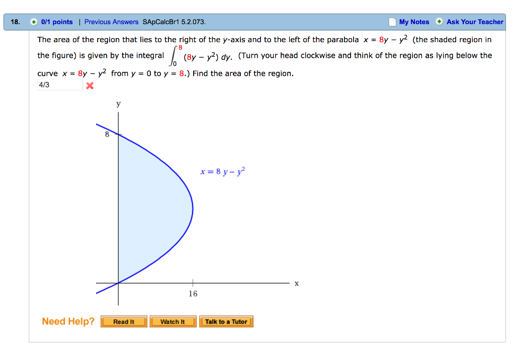 solved-the-area-of-the-region-that-lies-to-the-right-of-the-chegg