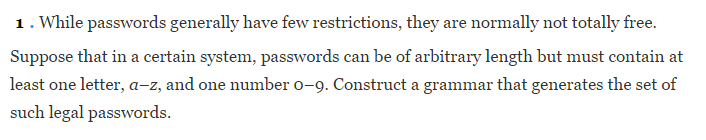 Solved While Passwords Generally Have Few Restrictions, They | Chegg.com