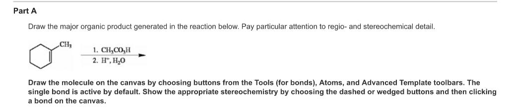 Solved Draw the major organic product generated in the | Chegg.com