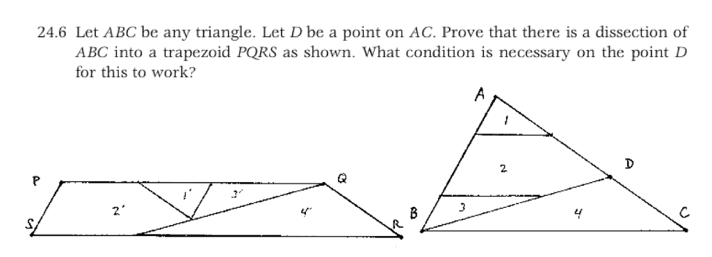 Solved Let ABC be any triangle. Let D be a point on AC. | Chegg.com