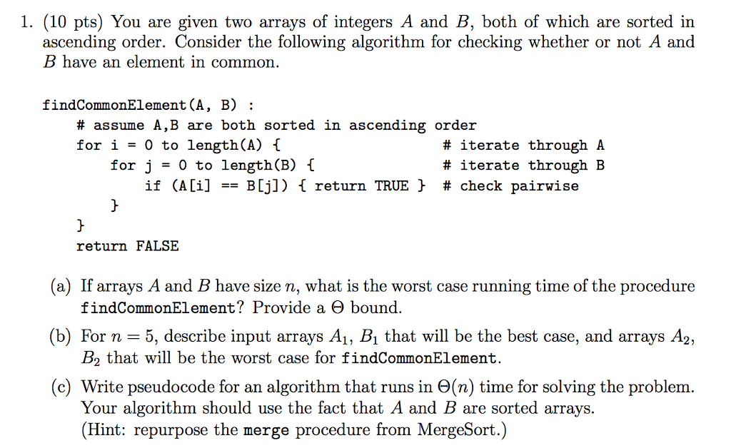 solved-you-are-given-two-arrays-of-integers-a-and-b-both-of-chegg