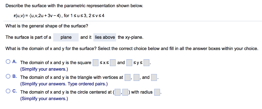 solved-describe-the-surface-with-the-parametric-chegg