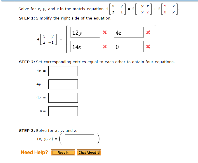 solved-solve-for-x-y-and-z-in-the-matrix-equation-4-x-y-z-chegg