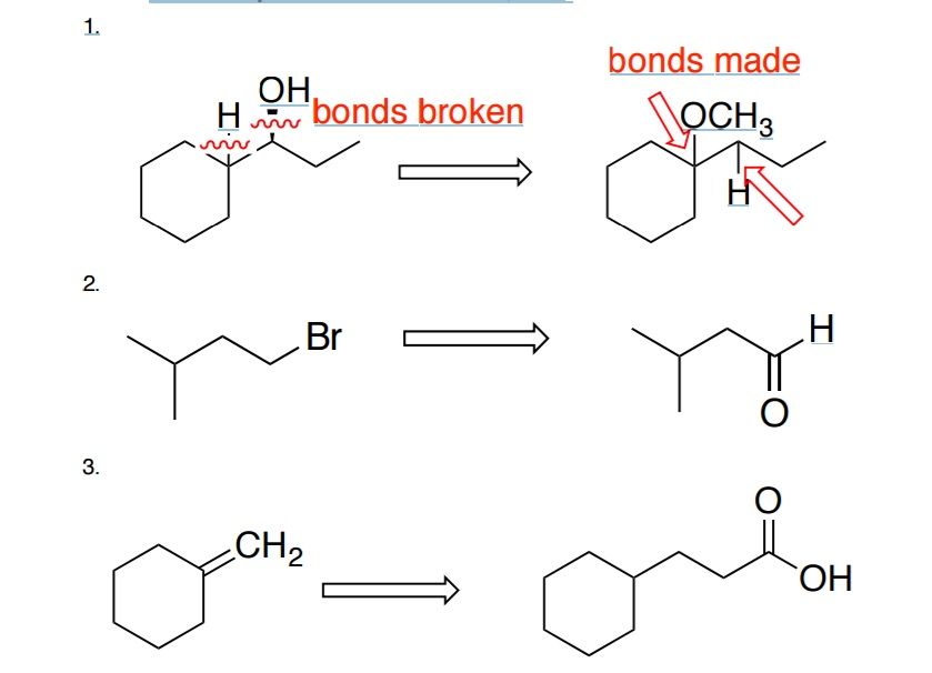 Solved A. Draw the reactant and product and annotate the | Chegg.com