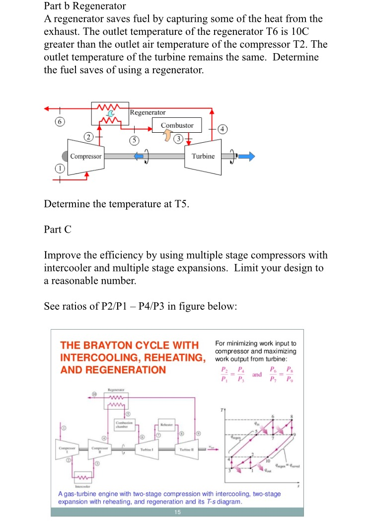 Solved Group Project - Brayton Cycle-Gas Turbine Power | Chegg.com