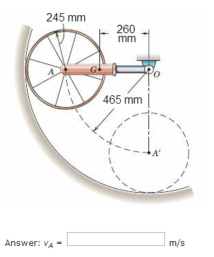 Solved The wheel consists of a 4.7-kg rim of 245-mm radius | Chegg.com