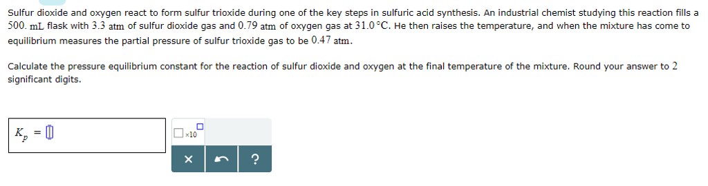 solved-sulfur-dioxide-and-oxygen-react-to-form-sulfur-chegg