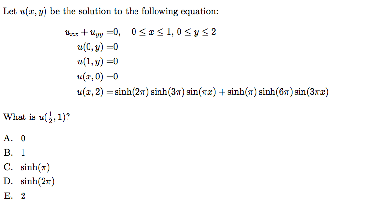 Solved Let u(x, t) be the solution to the following wave | Chegg.com
