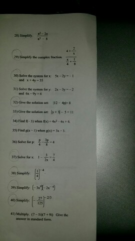 Solved Simplify n^2 - 2a/a^3 - 8 Simplify the complex | Chegg.com