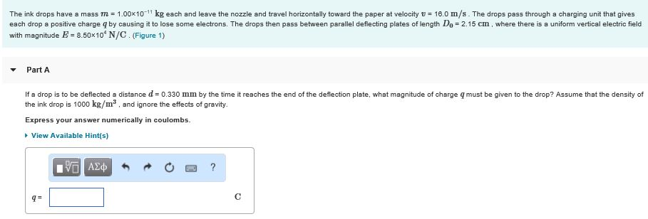 Solved In an inkjet printer, letters and images are created | Chegg.com