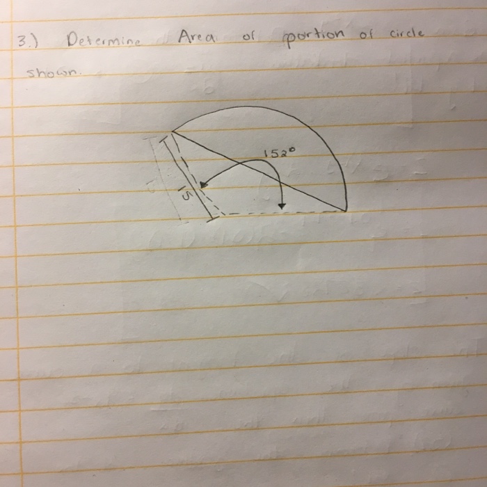 solved-determine-area-of-portion-of-circle-shown-chegg