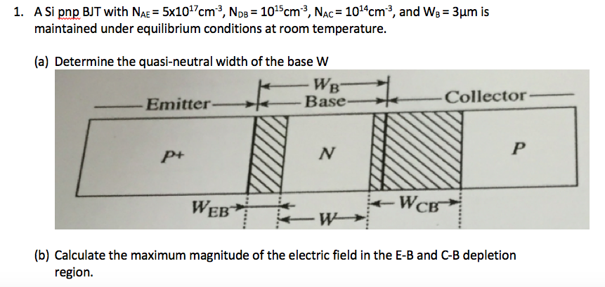 transistor base emitter collector widths transistor base emitter collector widths