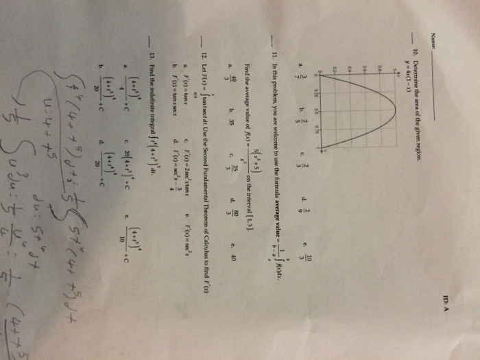 Solved Date: ID: A Name: Class: MATH 192 STUDY GUIDE FOR | Chegg.com
