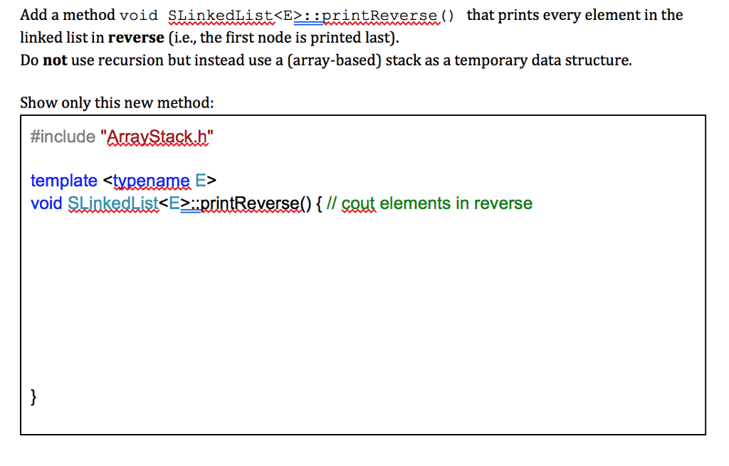 Solved 2 (will be graded for credit) For the SinglyLinked