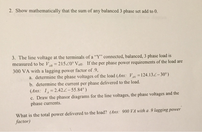 Solved Show mathematically that the sum of any balanced 3 | Chegg.com
