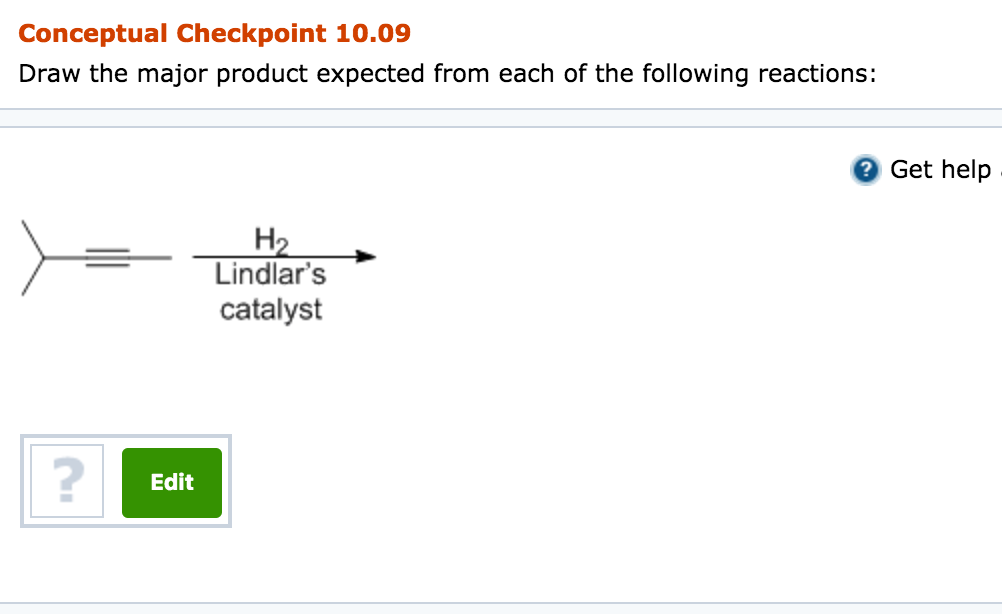 Solved Conceptual Checkpoint 10 09 Draw The Major Product Chegg