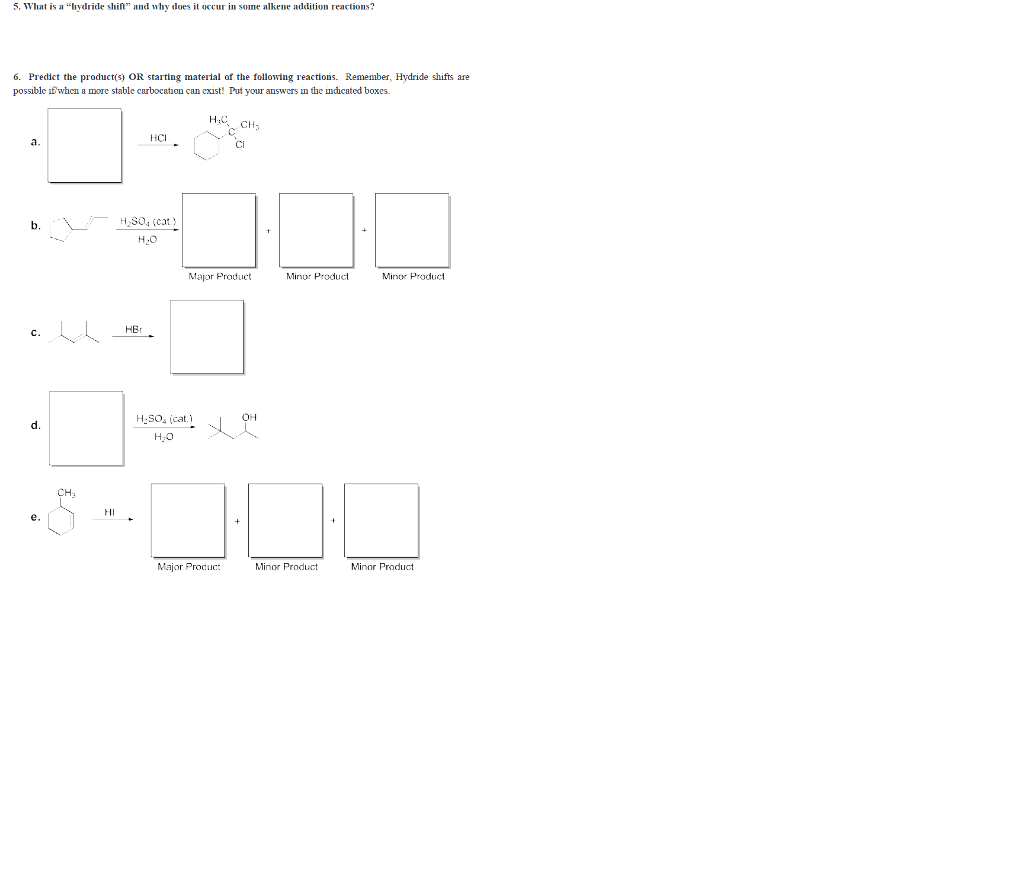 Solved What is a "hydride shift"' and why does it occur in