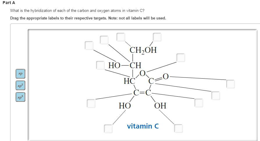 Solved What is the hybridization of each of the carbon and | Chegg.com