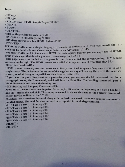 Solved Web eb page coding in HTML includes pairs of what are | Chegg.com