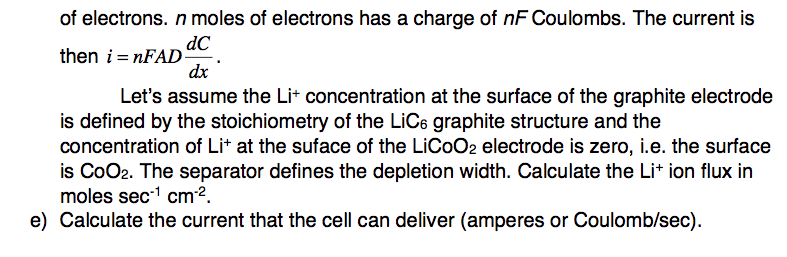 Solved 2) The Figure Shows The Construction Of A Lithium Ion | Chegg.com