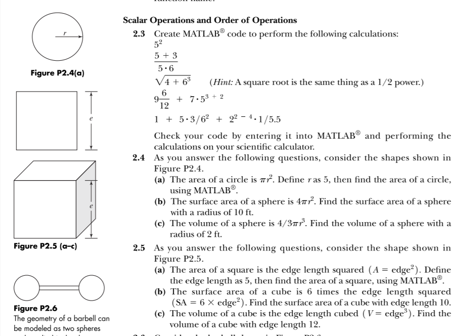 Solved Create MATLAB code to perform the following | Chegg.com