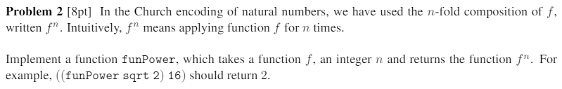 In the Church encoding of natural numbers, we have | Chegg.com